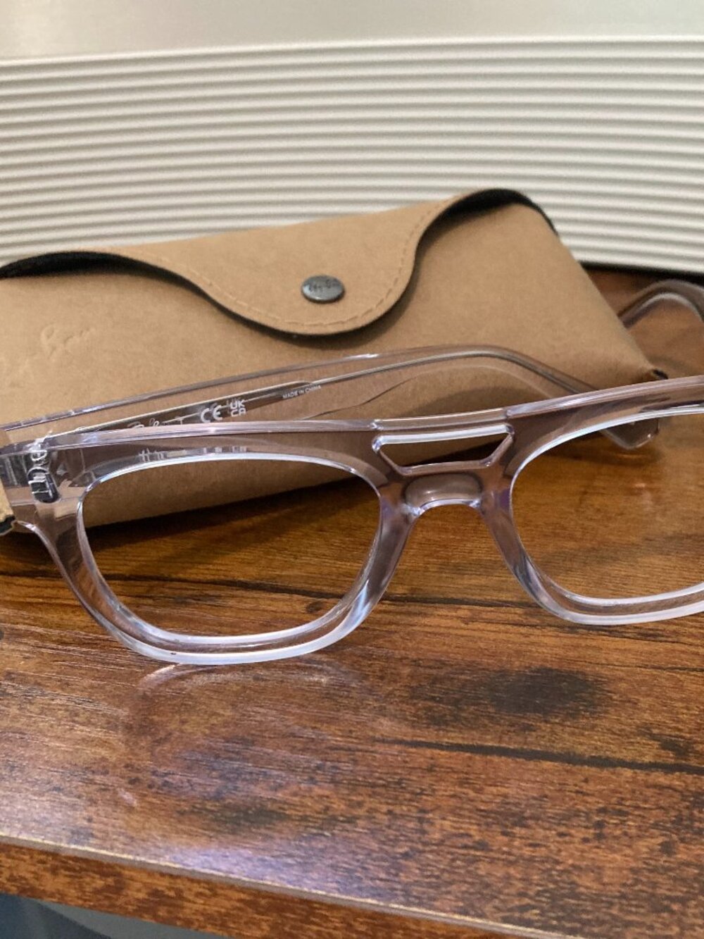 Ray-Ban Phil Eyeglasses Glasses Frames RB 7226 8321 Clear 52-21-145  with Case